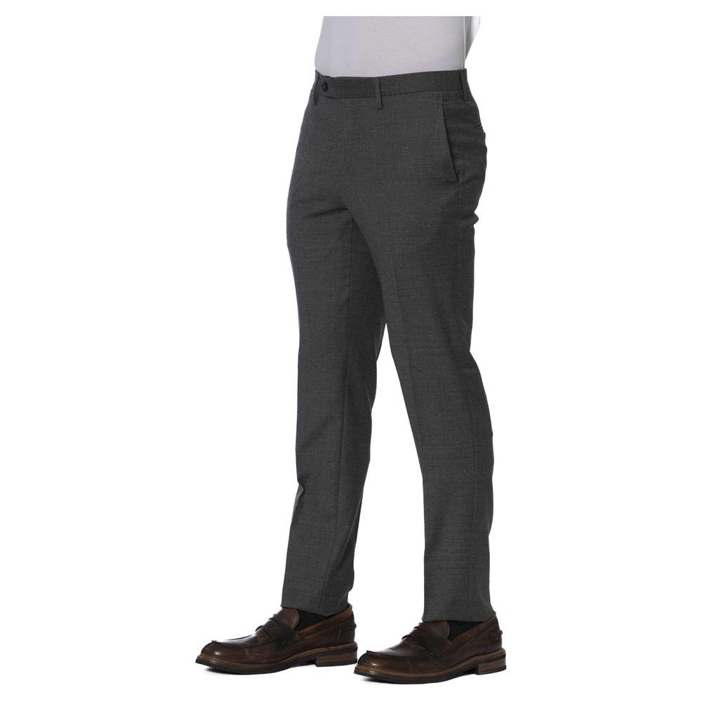 Trussardi Gray Wool Pant