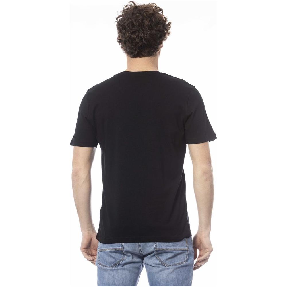 Ungaro Sport Black Cotton Men T-Shirt