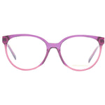 Emilio Pucci Purple Women Glasses Frame, full-rim plastic, round style, size 53-17-140, branded case included.