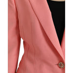 Dolce & Gabbana Pink Polyester Single Breasted Blazer Jacket JKT3810-40