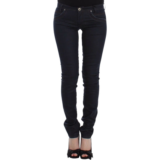 Ermanno Scervino Blue Slim Jeans Denim Pants Skinny Leg Stretch SIG12471-1