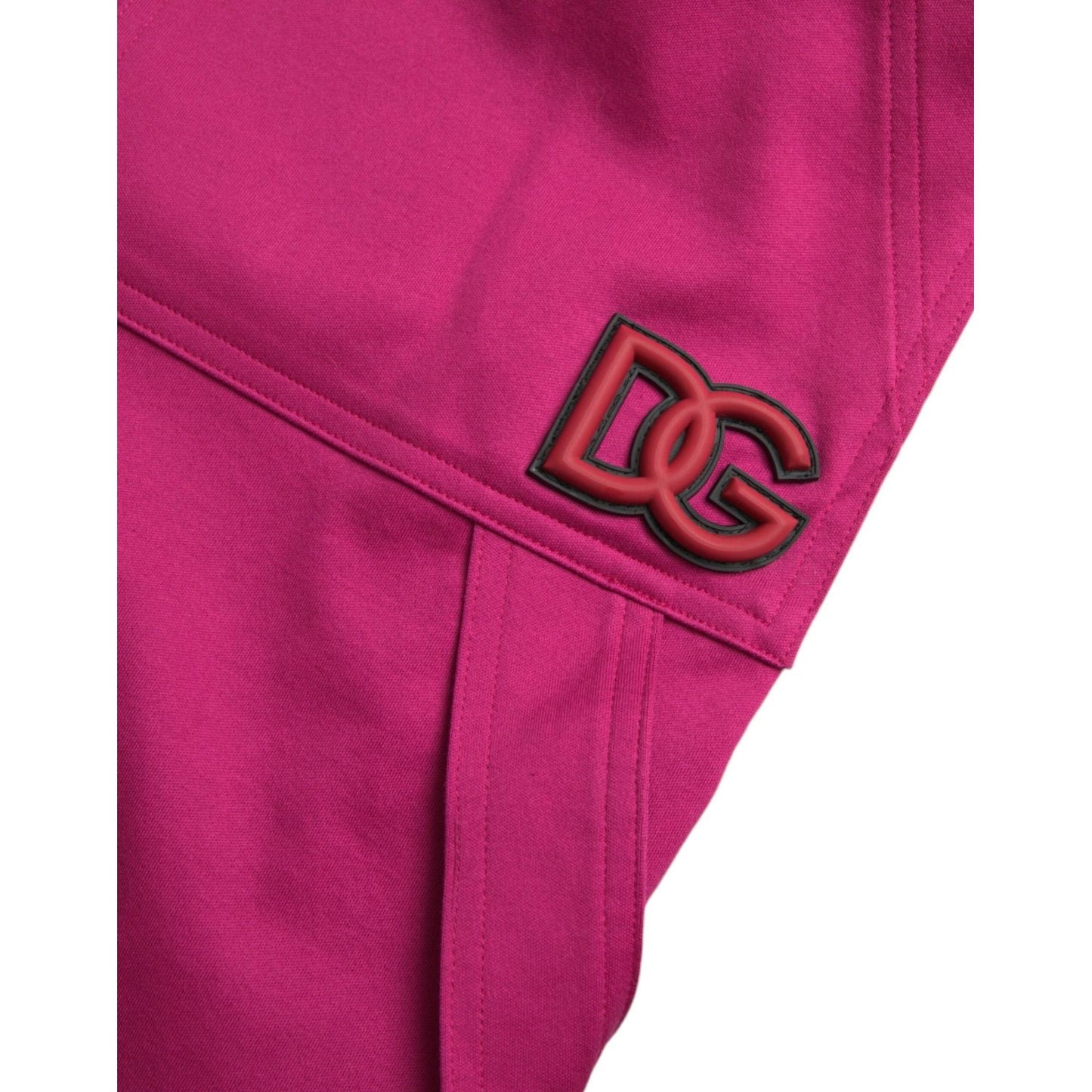 Dolce & Gabbana Pink Logo Cargo Cotton Jogger Sweatpants Pants PAN75062-48