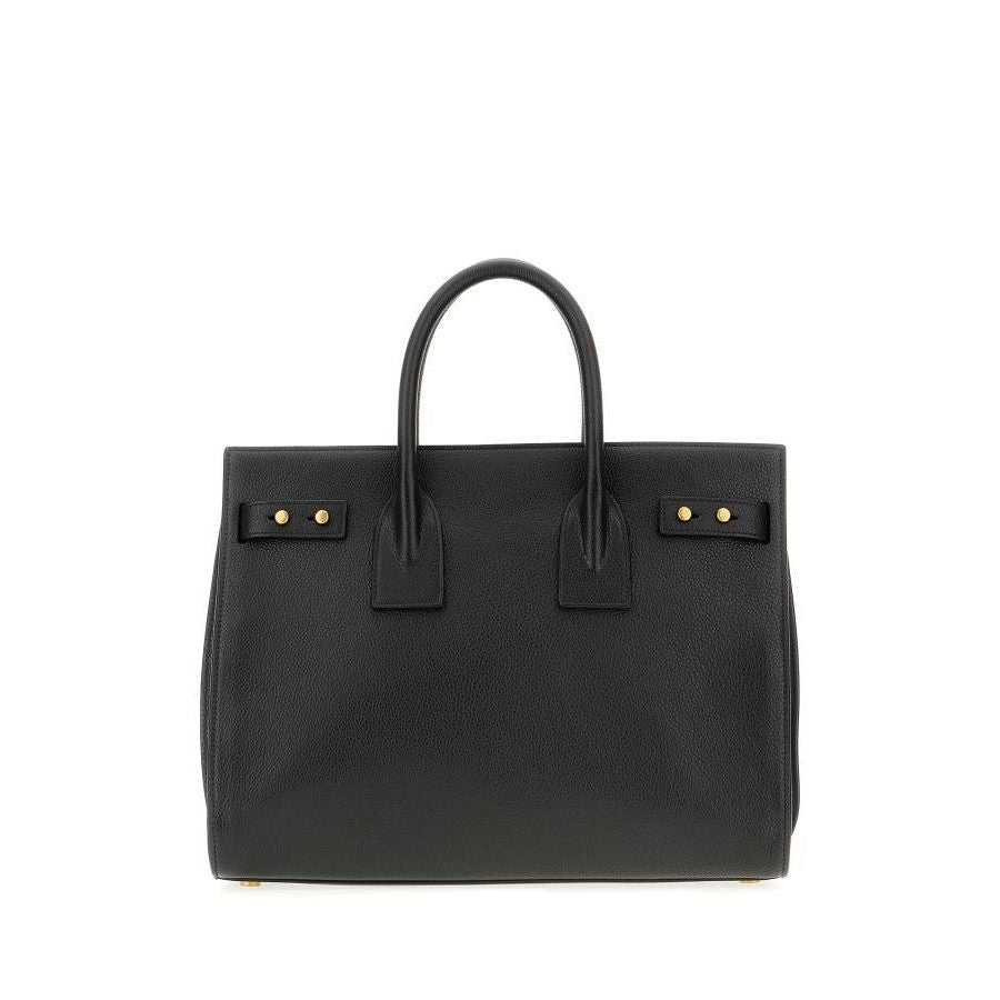 Front view with bag zipped and handles upright.
