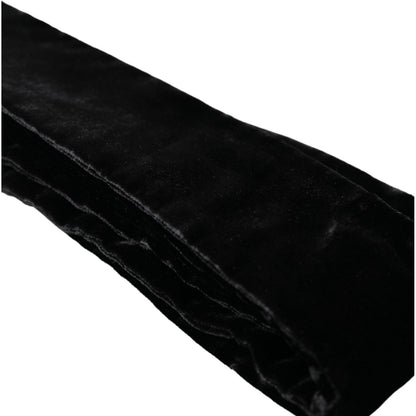 Dolce & Gabbana Black Viscose Wide Waist Women Belt