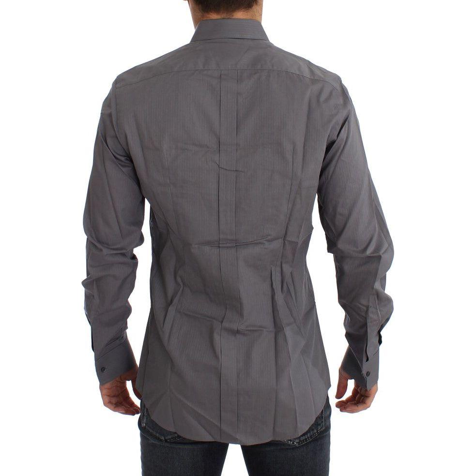 Dolce & Gabbana Purple Torero GOLD Slim Fit Dress Shirt