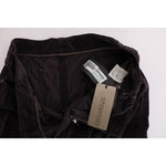 Ermanno Scervino Brown Cotton Cropped Casual Pants SIG30307-3