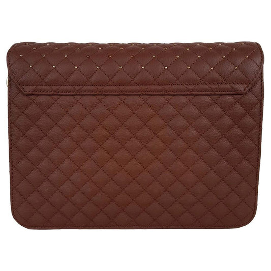 Baldinini Trend Brown Calfskin Women Crossbody Bag BA-12272
