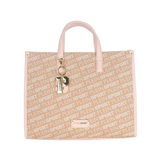 Plein Sport Pink Polyamide Women Shoulder Bag PLSP-9200