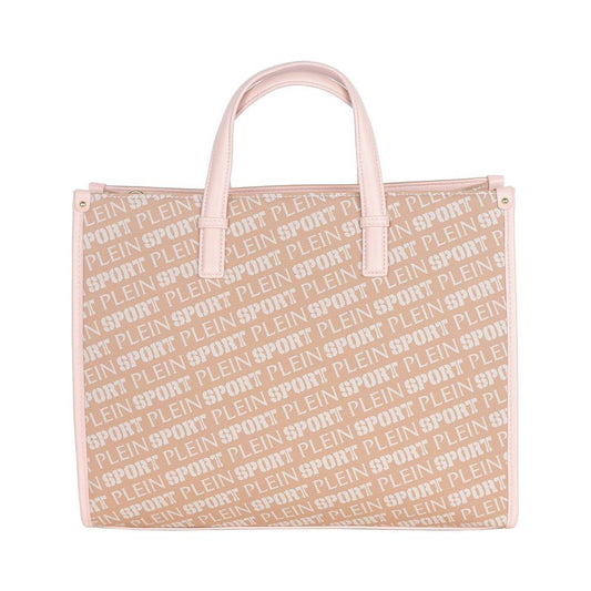 Plein Sport Pink Polyamide Women Shoulder Bag PLSP-9200
