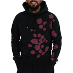 Dsquared² Black Tie Dye Cotton Hooded Sweatshirt Sweater TSH83475-48
