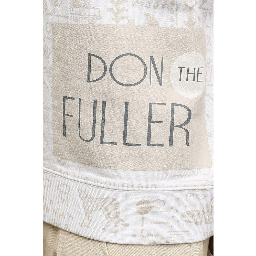 Don The Fuller White Cotton Sweatshirt
