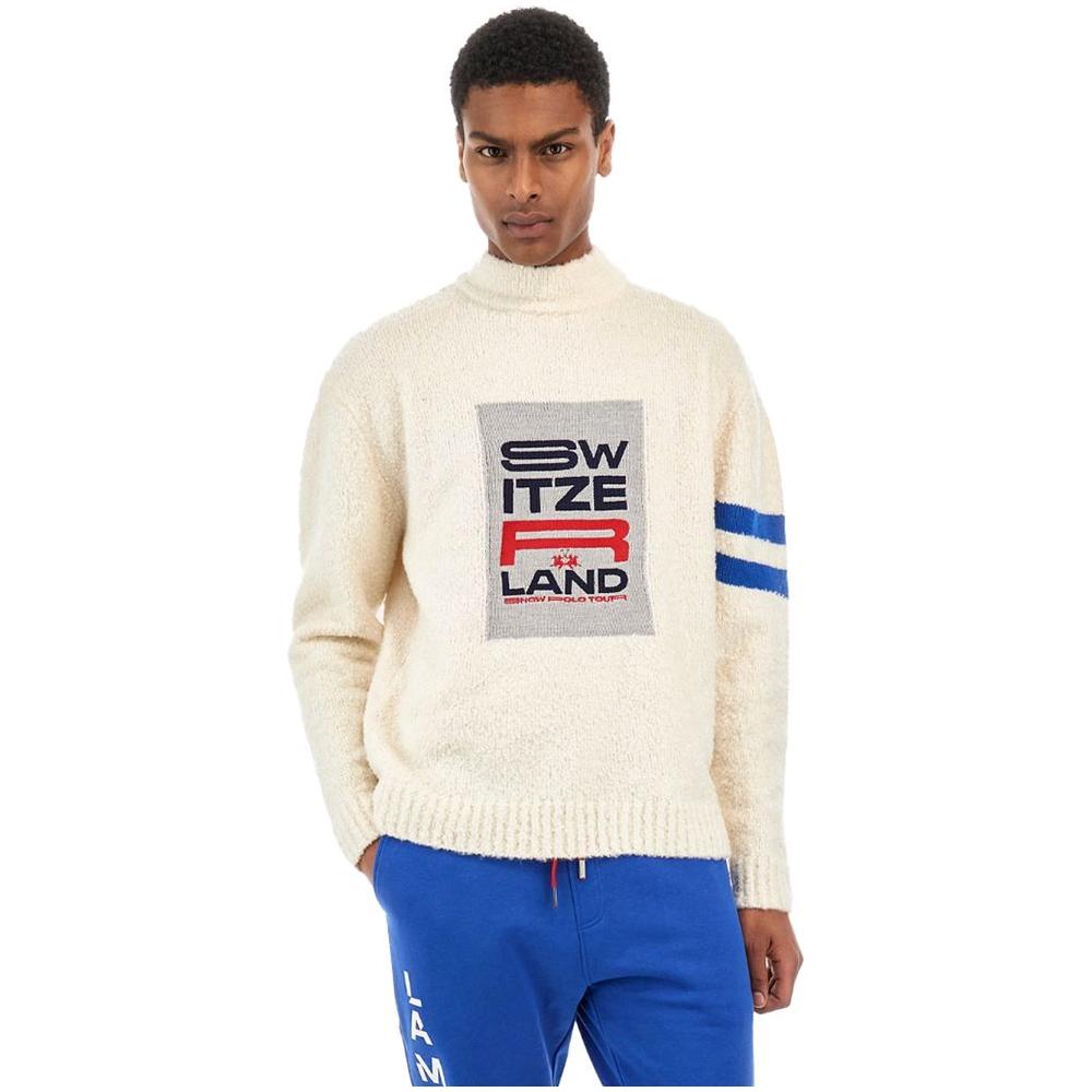 La Martina White Polyamide Sweater