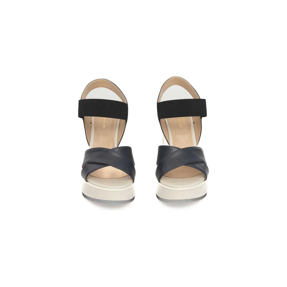 Cerruti 1881 Blue Calfskin Sandal