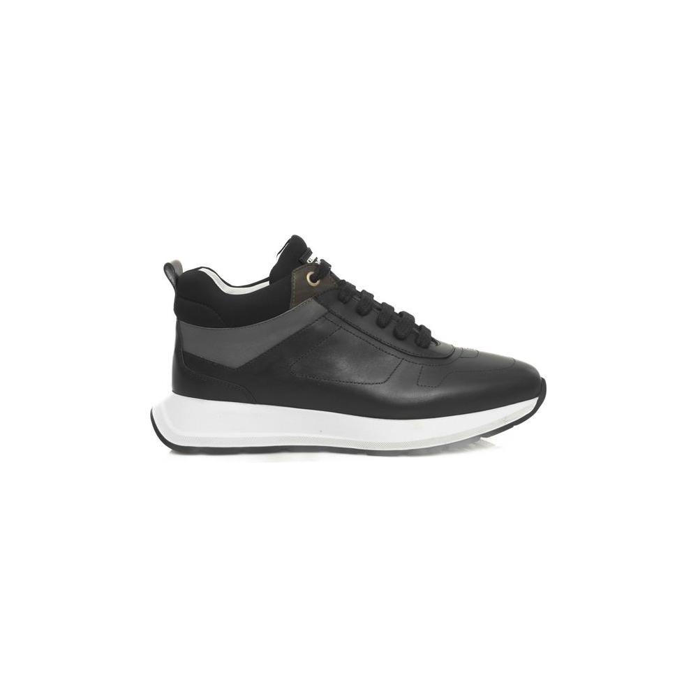 Cerruti 1881 Black Cowhide Sneaker