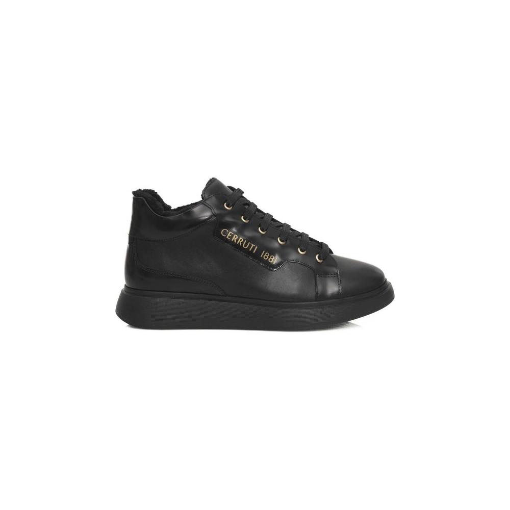 Cerruti 1881 Black Cowhide Sneaker