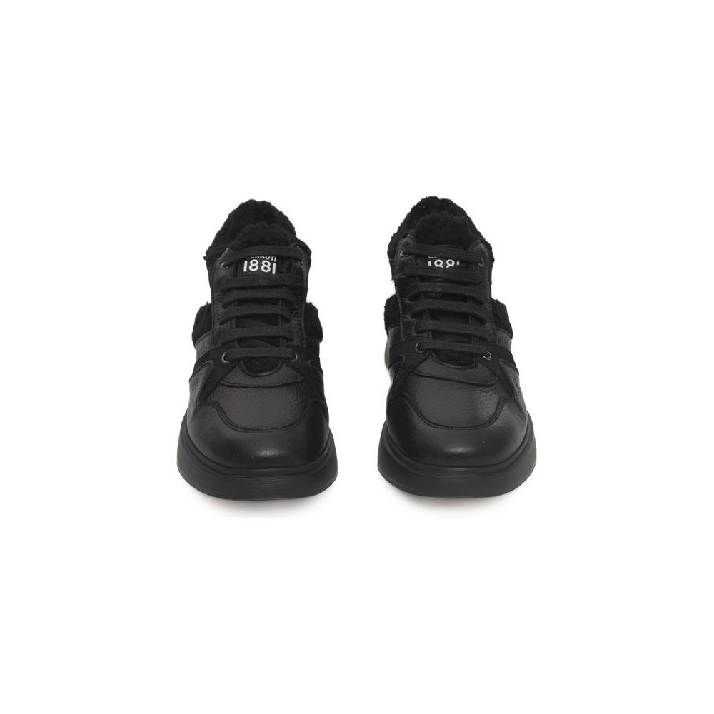 Cerruti 1881 Black Cowhide Sneaker