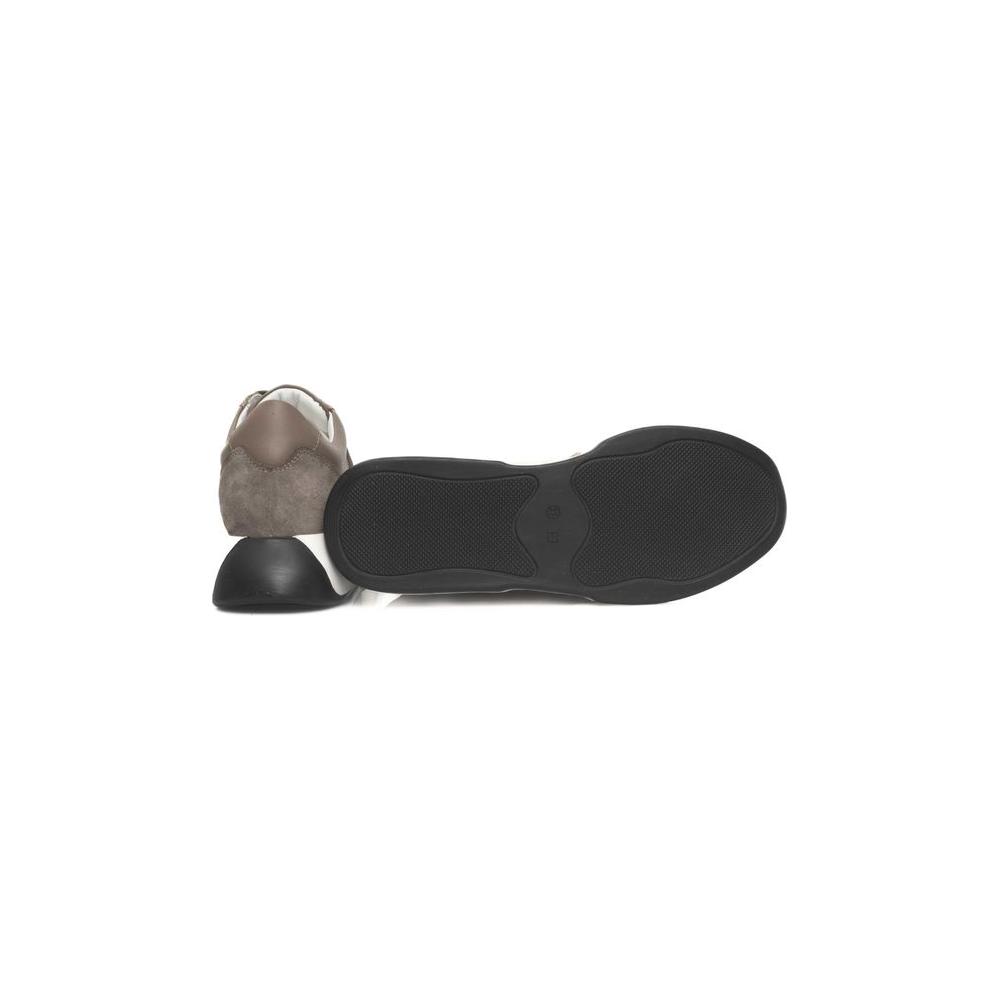 Cerruti 1881 Beige Cowhide Sneaker