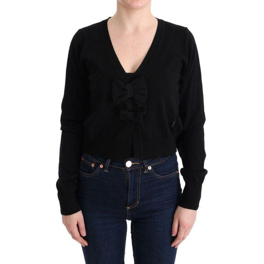MARGHI LO' Black Wool Blouse Sweater SIG30150-2