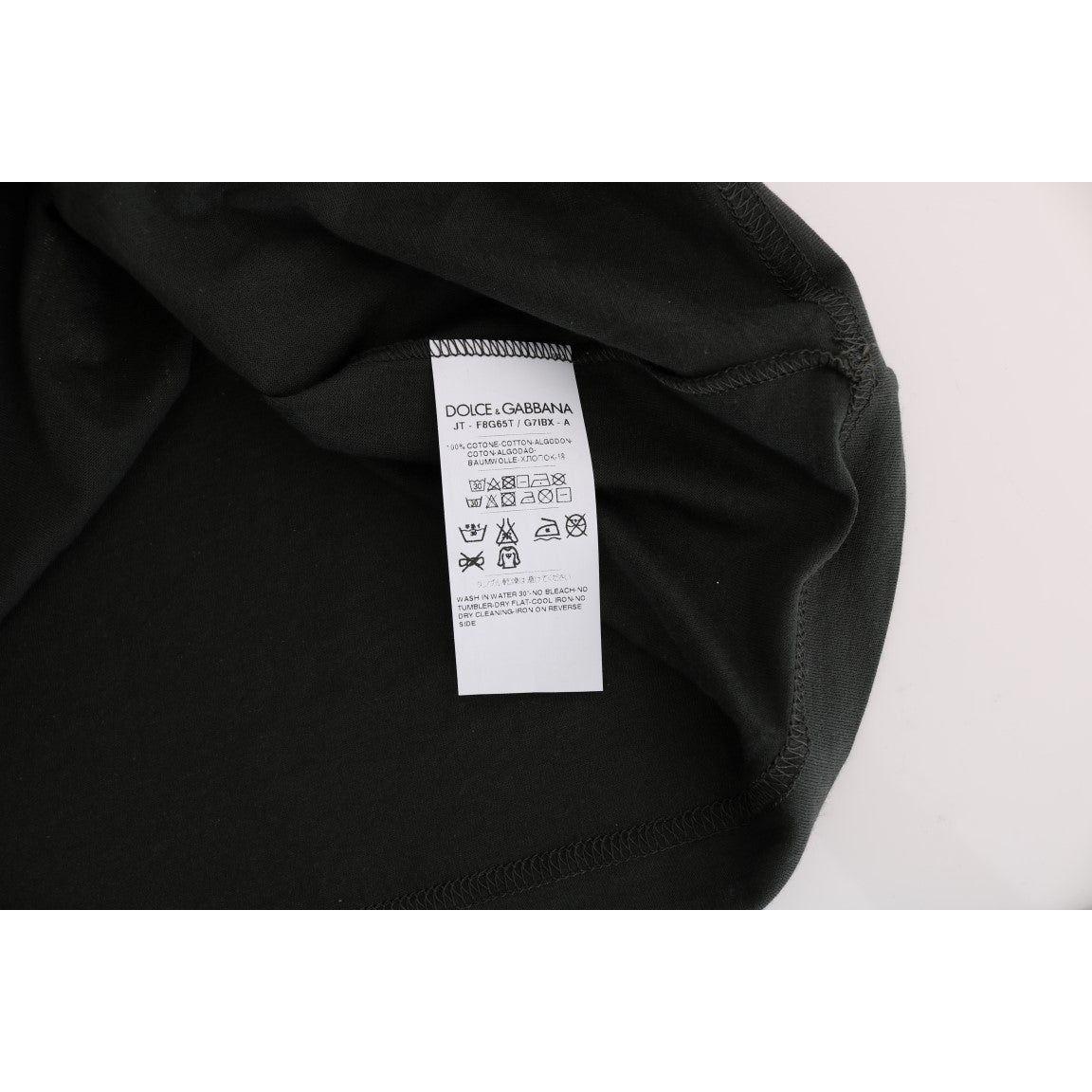 Dolce & Gabbana Green Cotton 2017 Motive T-Shirt