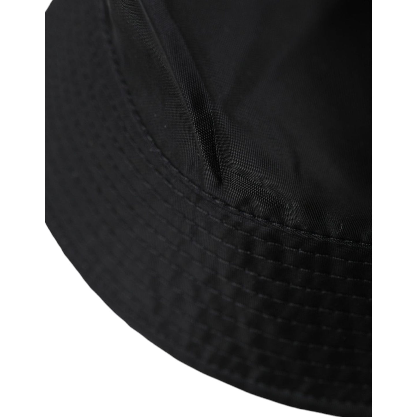 Dolce & Gabbana Black Wide Brim Cap Bucket Hat Men