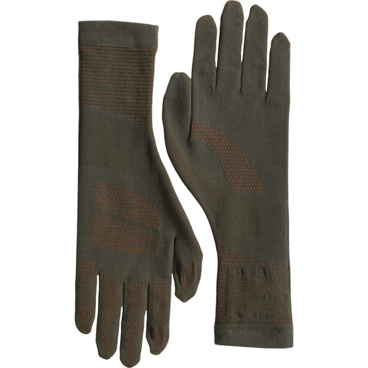 Dolce & Gabbana Brown Cotton Stretch Wrist Length Gloves LB30113-7.5
