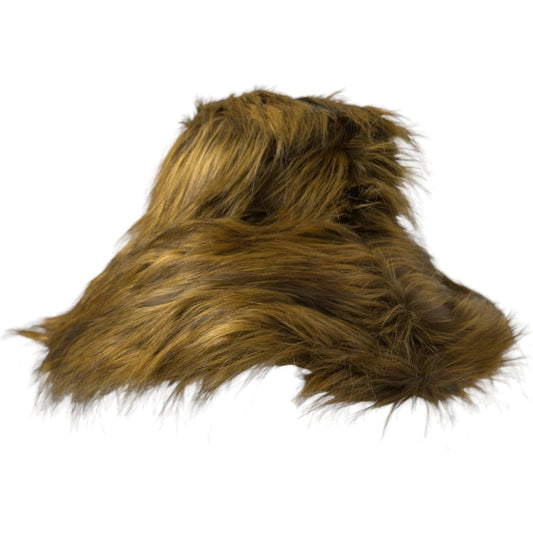 Dolce & Gabbana Brown Modacrylic Faux Fur Bucket Hat HAT9572-57