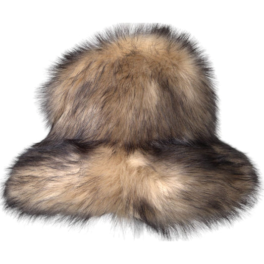 Dolce & Gabbana Brown Faux Fur Modacrylic Fedora Hat HAT9577-59