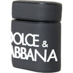 Dolce & Gabbana Black White Silicone Embossed Logo Airpods Case SMY22132