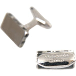 Dolce & Gabbana Silver Plated Metal Brass Pin Men Cufflinks Cufflinks