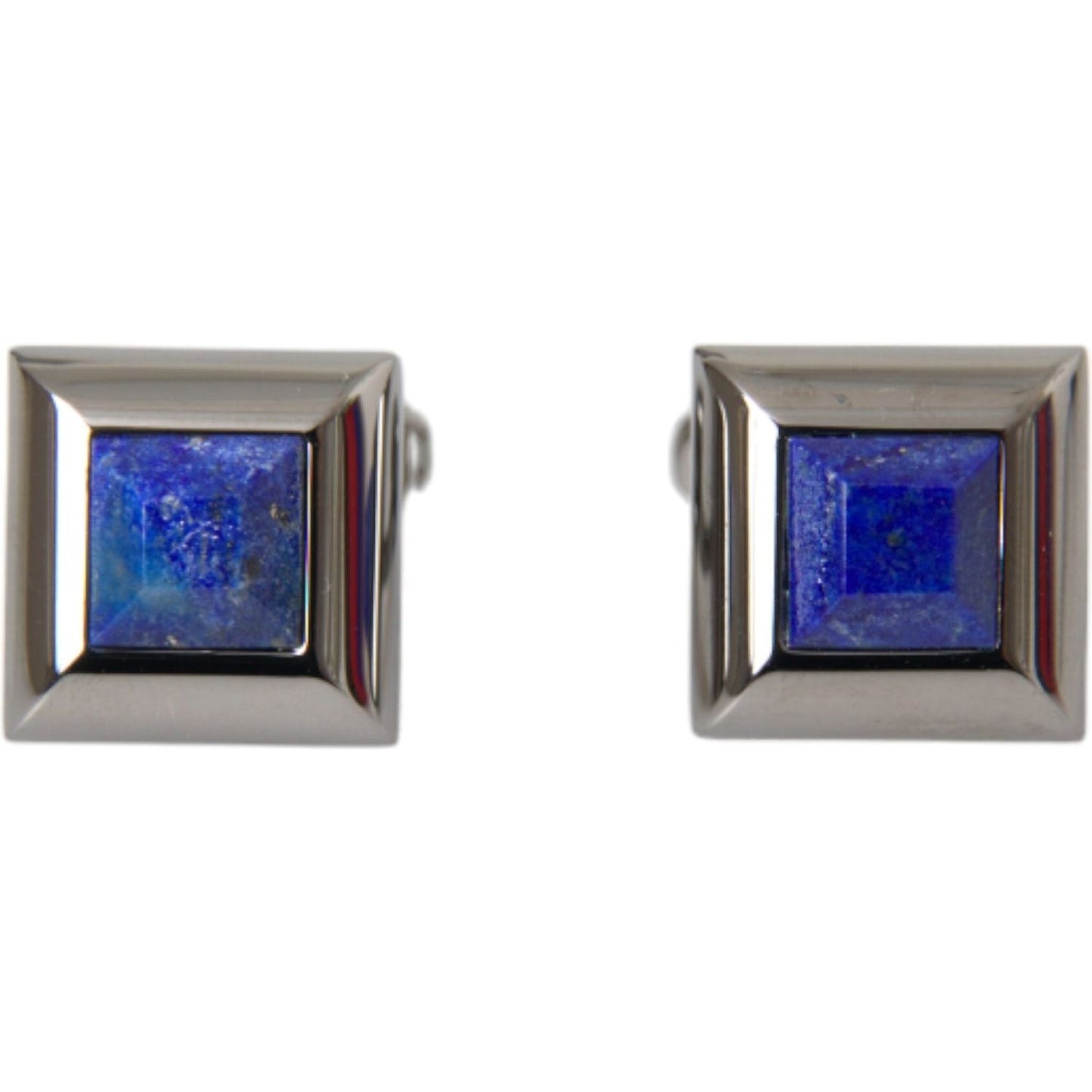 Dolce & Gabbana Silver Plated Brass Pin Crystal Cufflinks Cufflinks