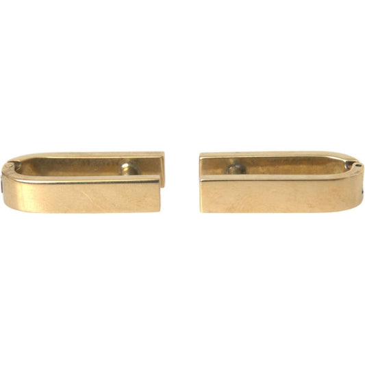 Dolce & Gabbana Gold Plated Metal Brass Pin Men Cufflinks SMY10216