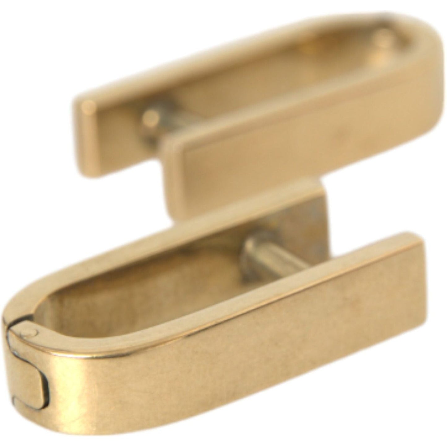 Dolce & Gabbana Gold Plated Metal Brass Pin Men Cufflinks