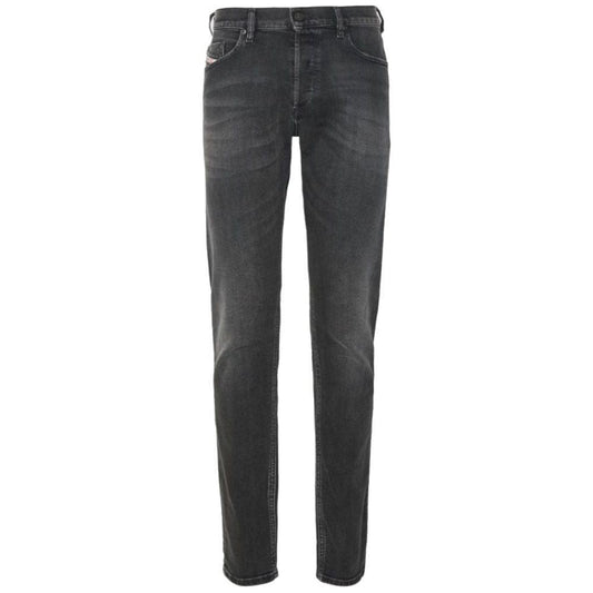 Diesel Black Cotton Men Jeans