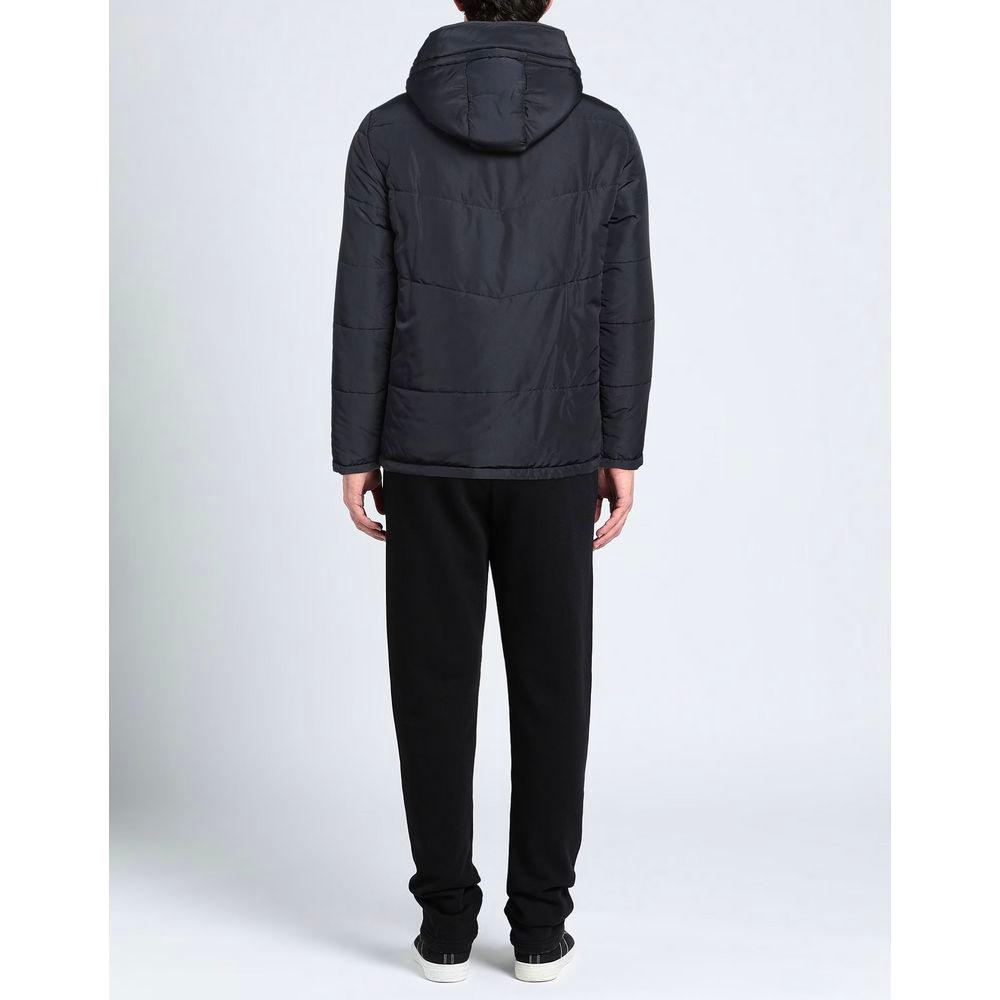 Aquascutum Blue Polyamide Men's Jacket