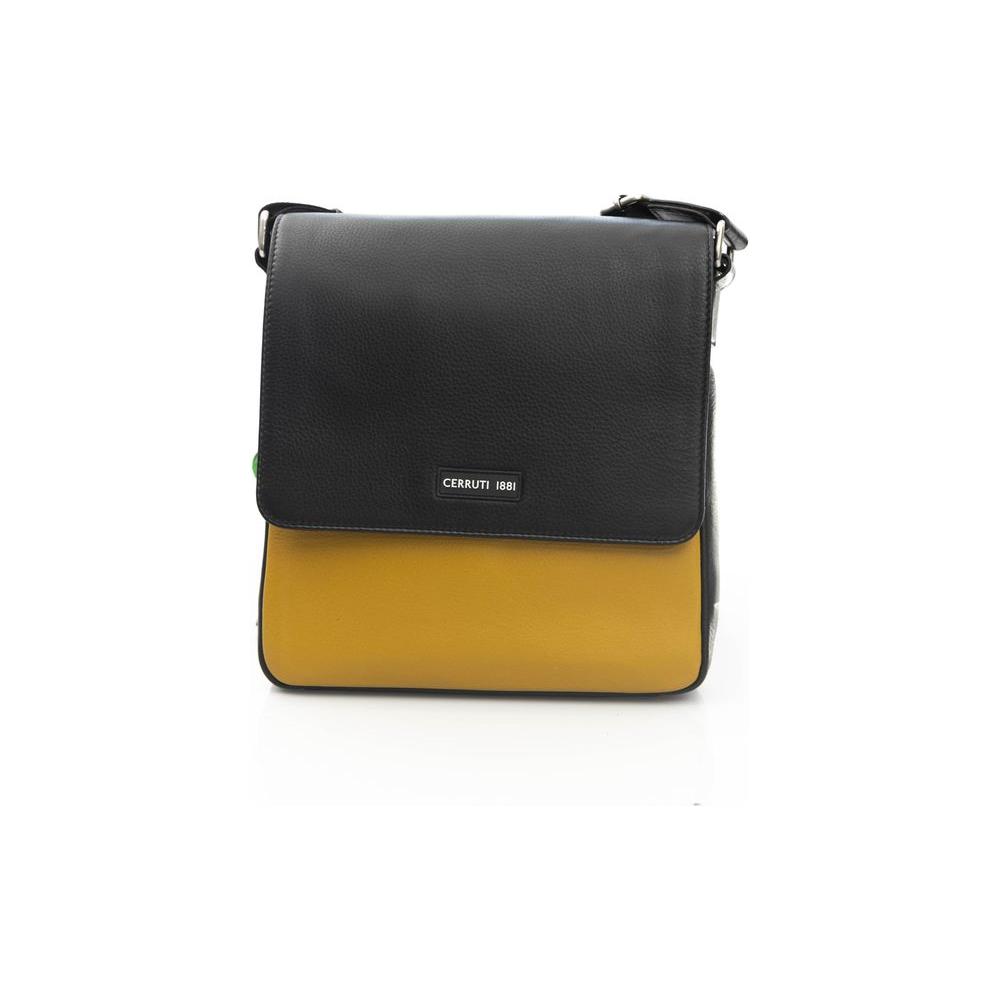 Cerruti 1881 Yellow Leather Crossbody Bag