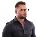 Lozza Black Men Glasses Frame