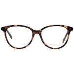 Emilio Pucci Brown Women Glasses Frame, oval full-rim style, plastic material, size 53-16-140, includes branded case.
