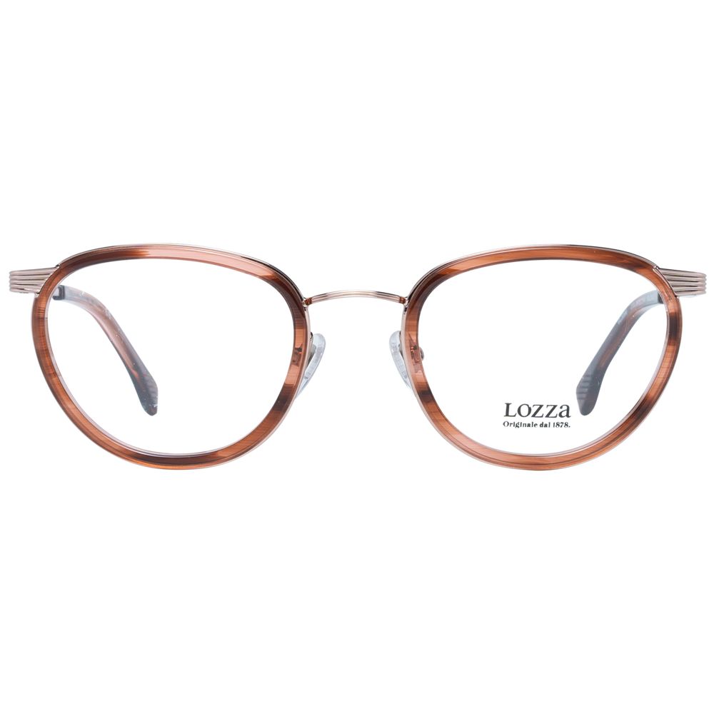 Lozza Brown Metal & Plastic Glasses (Frames)