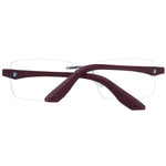 BMW Gray Men Glasses Frame with gunmetal color, metal full-rim, and demo lenses, shown in a branded case, size 56-19-145.