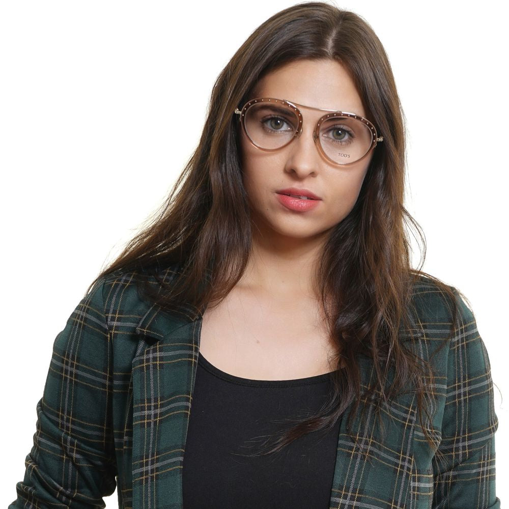 Tod's Brown Metal & Plastic Glasses (Frames)