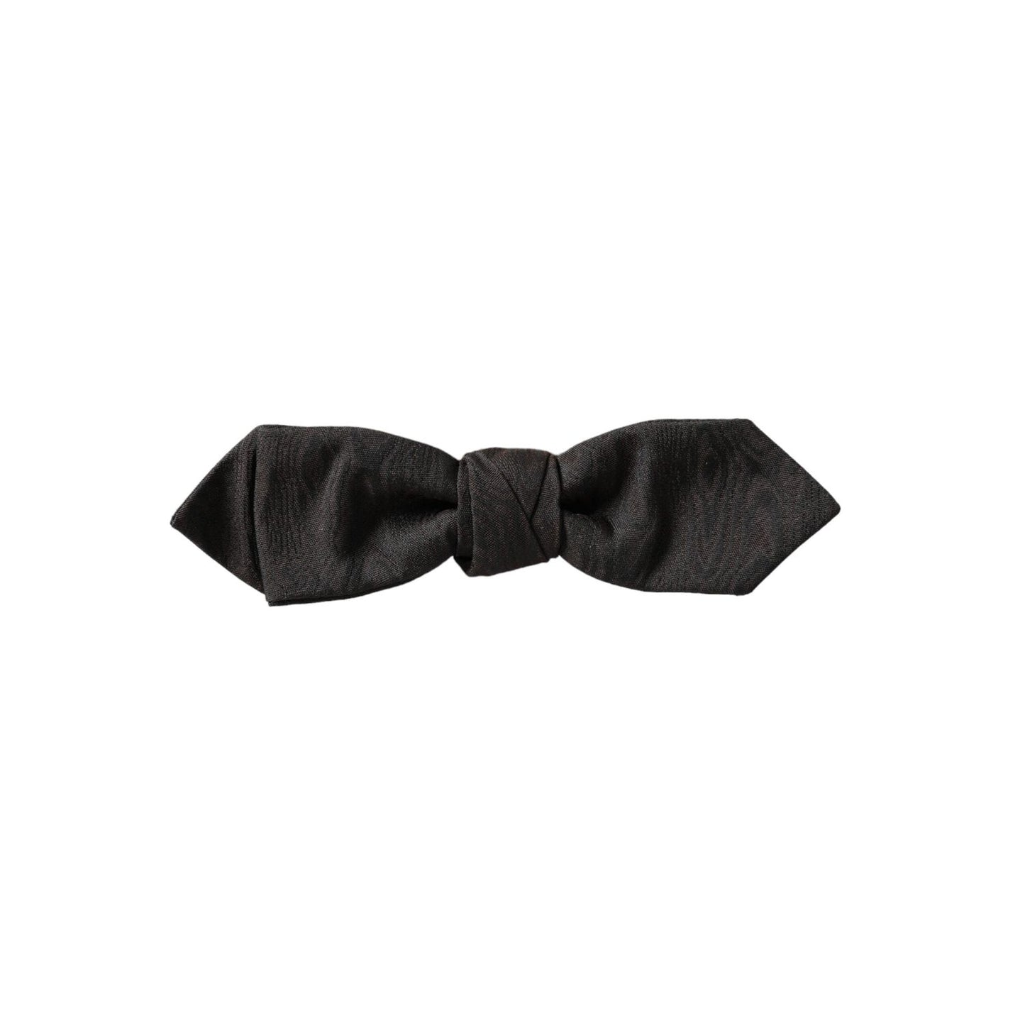 Dolce & Gabbana Maroon Silk Adjustable Neck Men Bow Tie