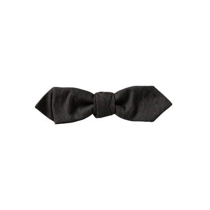 Dolce & Gabbana Maroon Silk Adjustable Neck Men Bow Tie