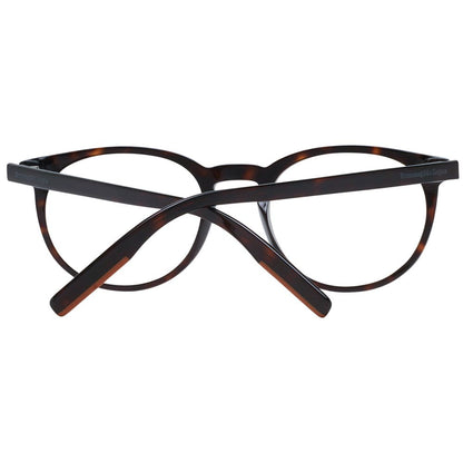 Ermenegildo Zegna Brown Plastic Glasses (Frames)