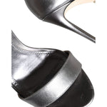 Dolce & Gabbana Silver KEIRA Heels Ankle Strap Sandals Shoes