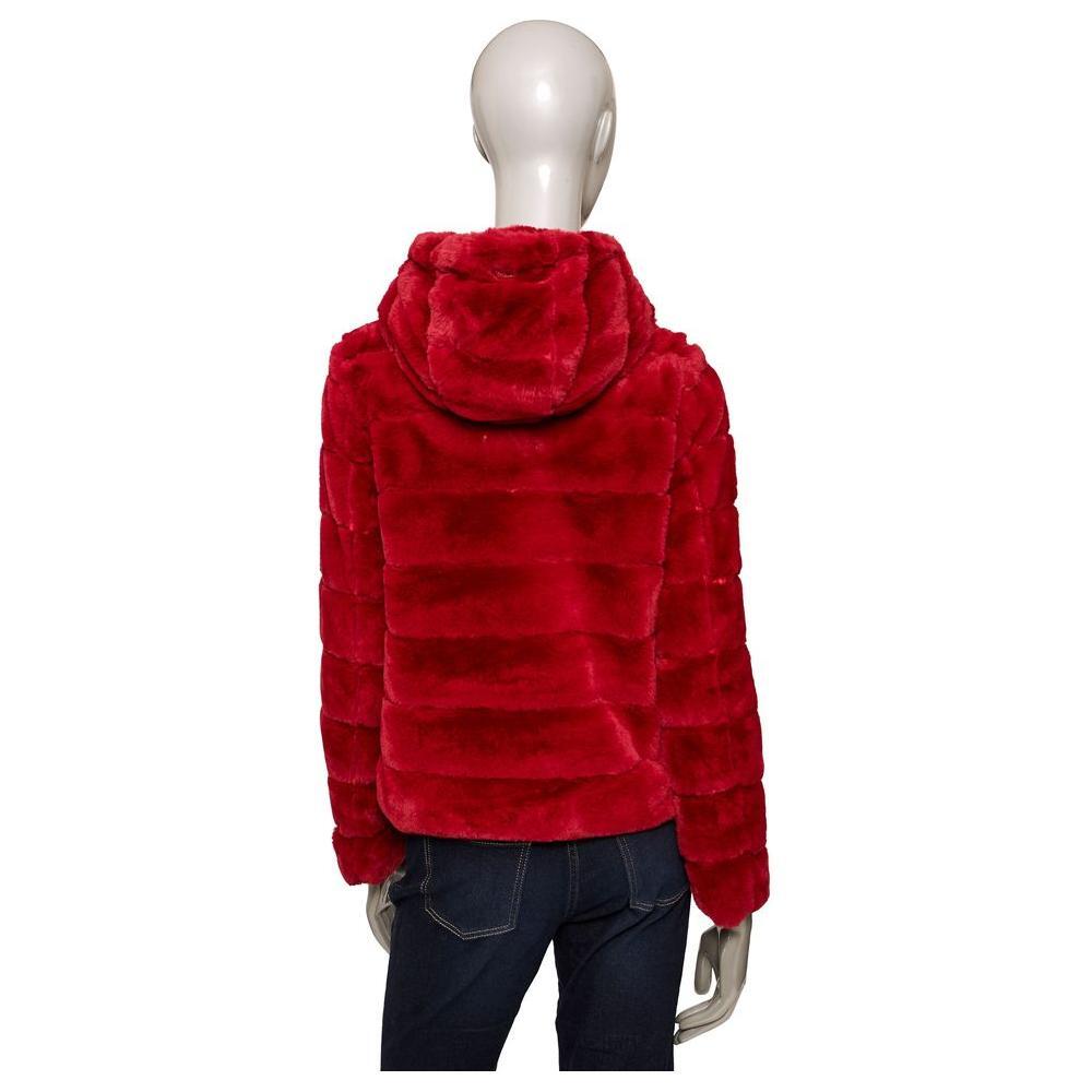 Baldinini Trend Red Polyester Jackets & Coat