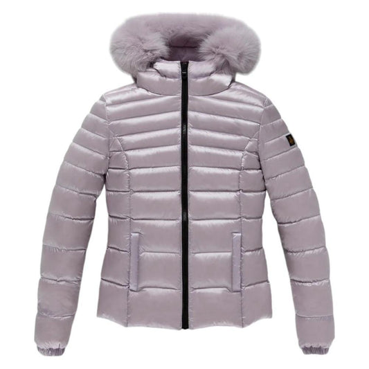 Refrigiwear Purple Nylon Women Jacket RE-14055-XS