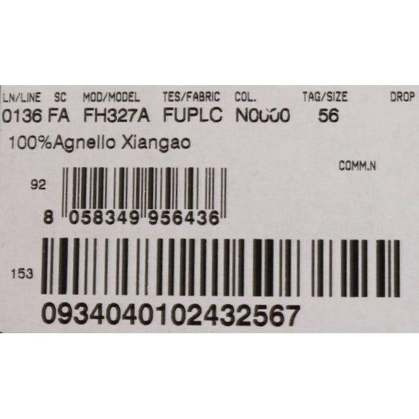 Dolce & Gabbana Black Xiangao Lamb Fur Beanie Beanie Hat