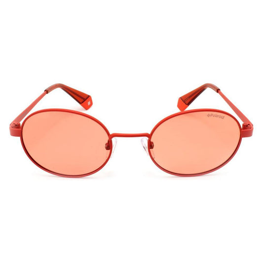Polaroid Orange Metal Sunglasses POPLD6066S2M5HEAC