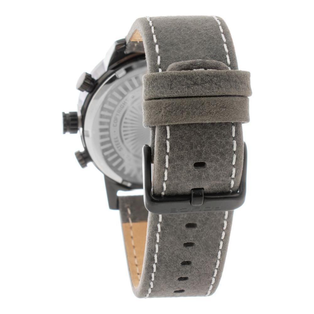 Police Gray Leather Watch