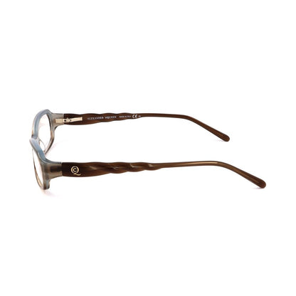 Alexander McQueen Brown Acetate Glasses (Frames)